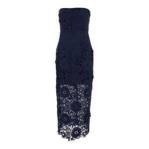 Rotate Women 3D Lace Midi Dress